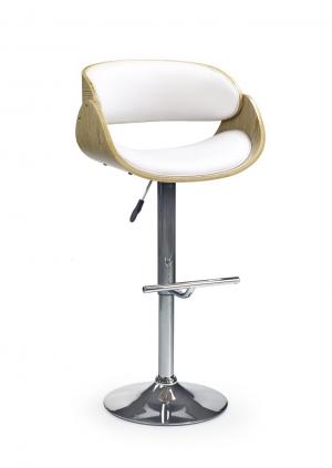 Barová stolička H-43 dub / biela Halmar