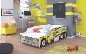 ArtAdr Detská auto posteľ BUILDER Prevedenie: 70 x 140 cm
