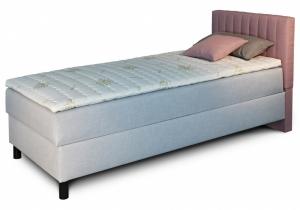 ArtND Čalúnená posteľ NOVO s krátkym čelom, Pravá varianta Rozmer.: 80 x 200 cm