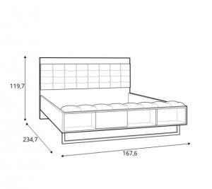 Forte Posteľ JAKOBINA 160 JKBL1165 #2 small