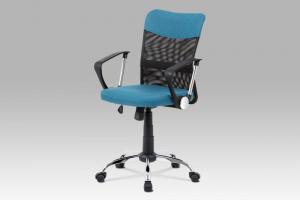 Kancelárska stolička MESH KA-V202 látka / chróm AUTRONIC Modrá