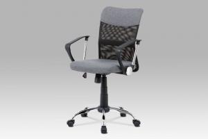Kancelárska stolička MESH KA-V202 látka / chróm AUTRONIC Sivá