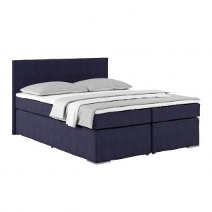 Posteľ Boxspring Nero Pl: 160/200cm, Tmavomodrá