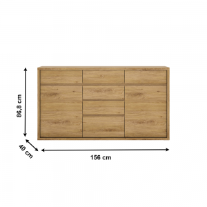 Komoda SHELDON 41 dub shetland Tempo Kondela #1 small