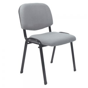 Konferenčná stolička ISO látka / kov Halmar Sivá