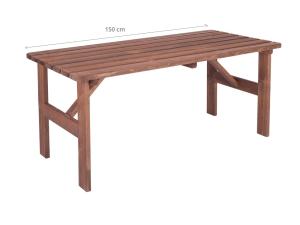 Záhradný stôl MIRIAM borovice Rojaplast 150x70x68 cm