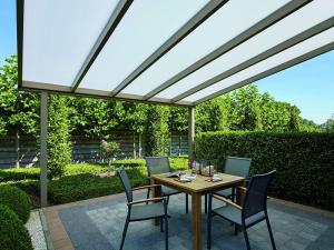 Hliníková pergola 400 cm antracit / polykarbonát Dekorhome 350 cm #3 small