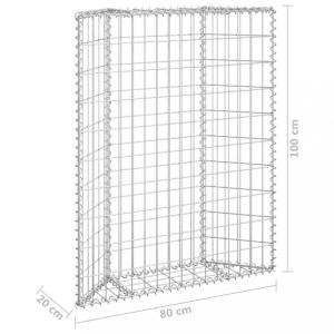 Gabiónový vyvýšený záhon pozinkovaná oceľ Dekorhome 150 cm #2 small